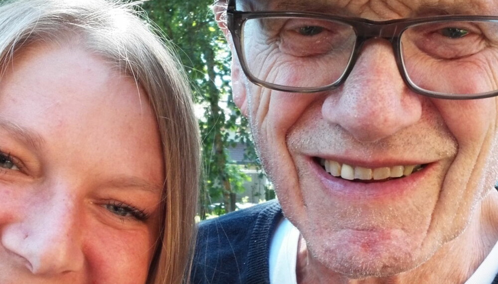 FAR OG DATTER: - Det gnager litt på meg å tenke på at pappa og jeg sikkert ikke hadde vært like mye sammen og hatt fokus på å ha gode øyeblikk om ikke sykdommen hadde rammet ham. FAR OG DATTER: - Det gnager litt på meg å tenke på at pappa og jeg sikkert ikke hadde vært like mye sammen og hatt fokus på å ha gode øyeblikk om ikke sykdommen hadde rammet ham.
