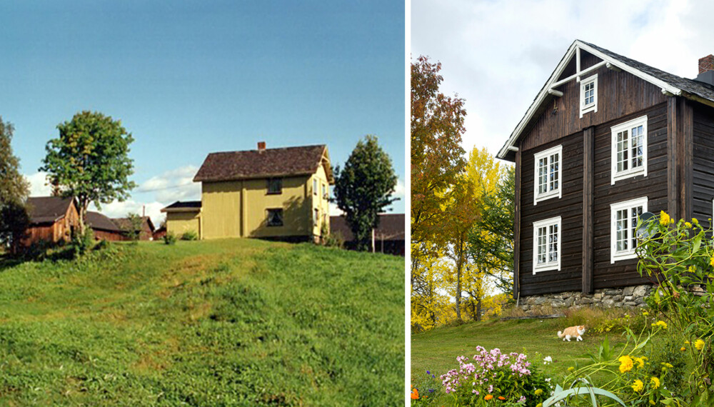 RENOVERE GAMMEL HYTTE: Bygningene var i dårlig stand da Guri og Lage overtok. RENOVERE GAMMEL HYTTE: Bygningene var i dårlig stand da Guri og Lage overtok.