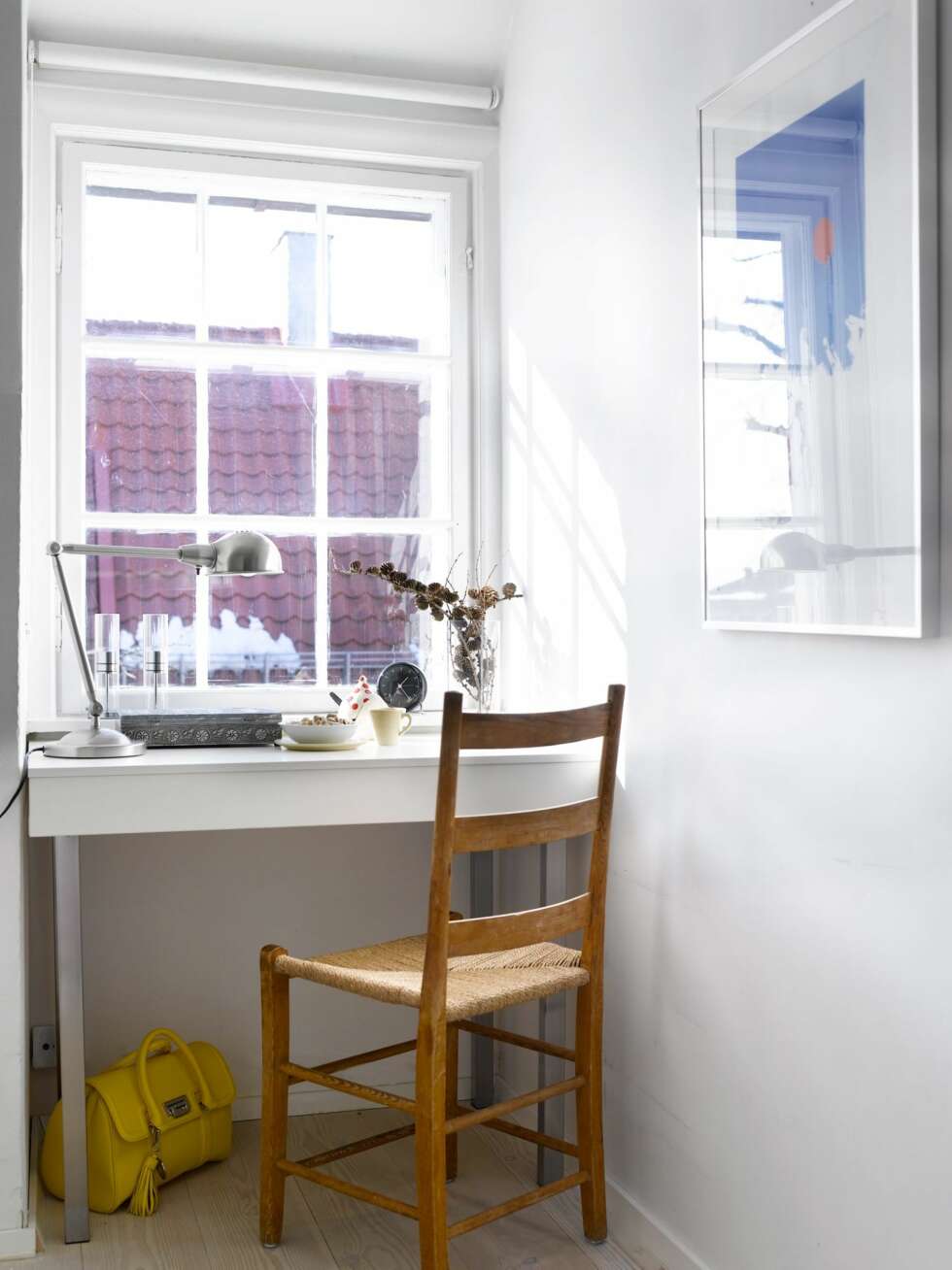 ARBEIDSKROK: En liten arbeidskrok er alltid praktisk. ARBEIDSKROK: En liten arbeidskrok er alltid praktisk.