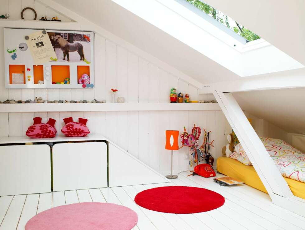 BARNESONE: Små barnerom eller lekestuer kan fungere godt på loft. BARNESONE: Små barnerom eller lekestuer kan fungere godt på loft.