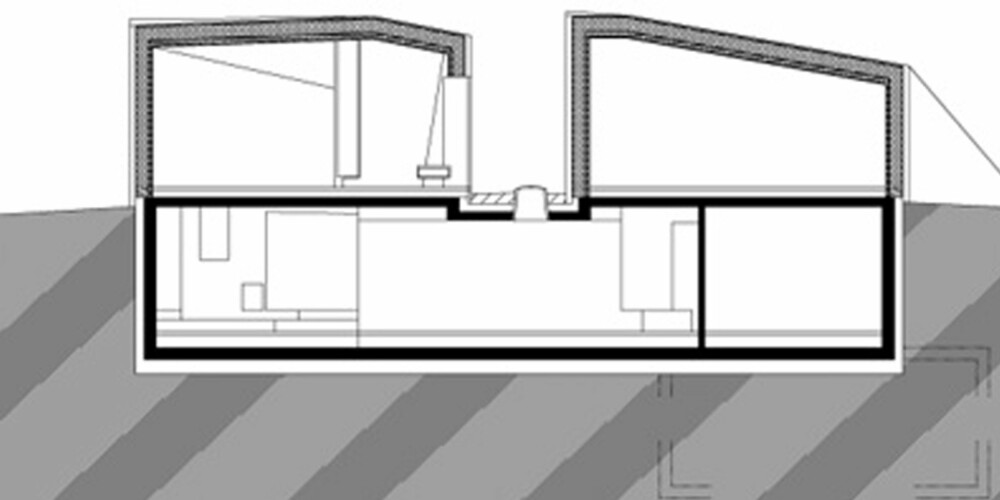 TO HUS TETT I TETT: På overflaten er de separate, men underetasjen er knyttet sammen. TO HUS TETT I TETT: På overflaten er de separate, men underetasjen er knyttet sammen.