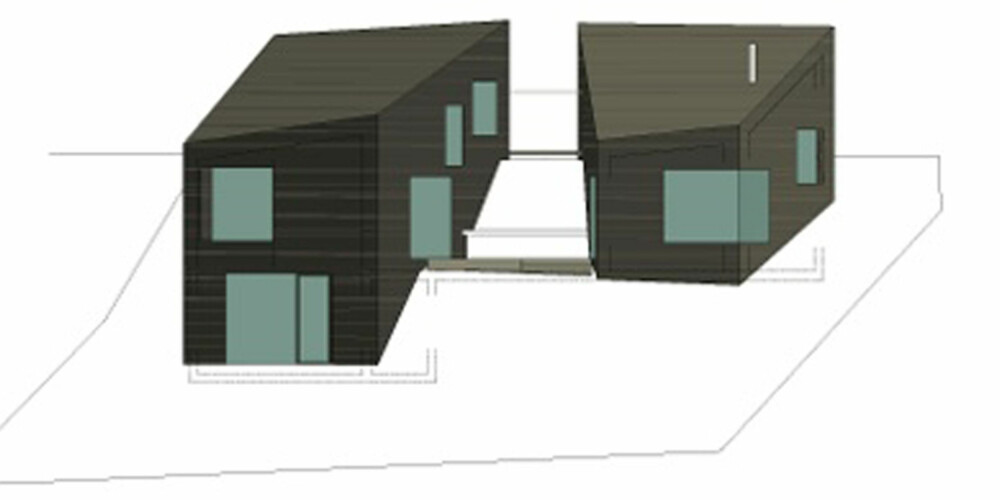 EGET SOVEHUS: Arkitektene la soverommene i et eget hus. EGET SOVEHUS: Arkitektene la soverommene i et eget hus.