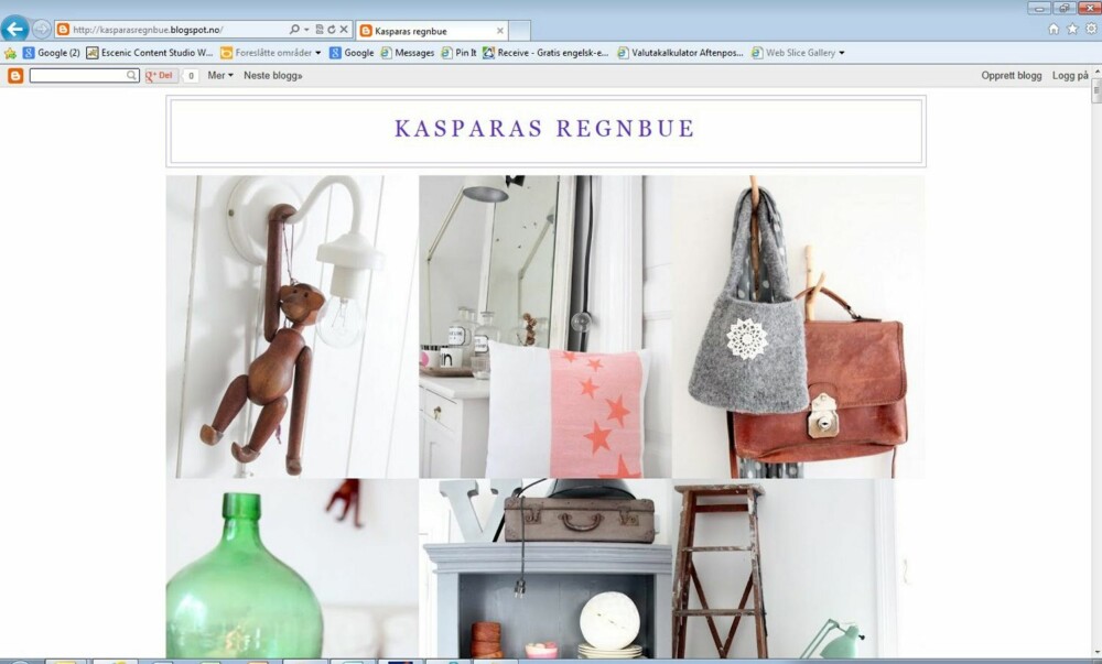 POPULÆR: Kasparas regnbue har vært en populær blogg over tid, ifølge NIB. POPULÆR: Kasparas regnbue har vært en populær blogg over tid, ifølge NIB.