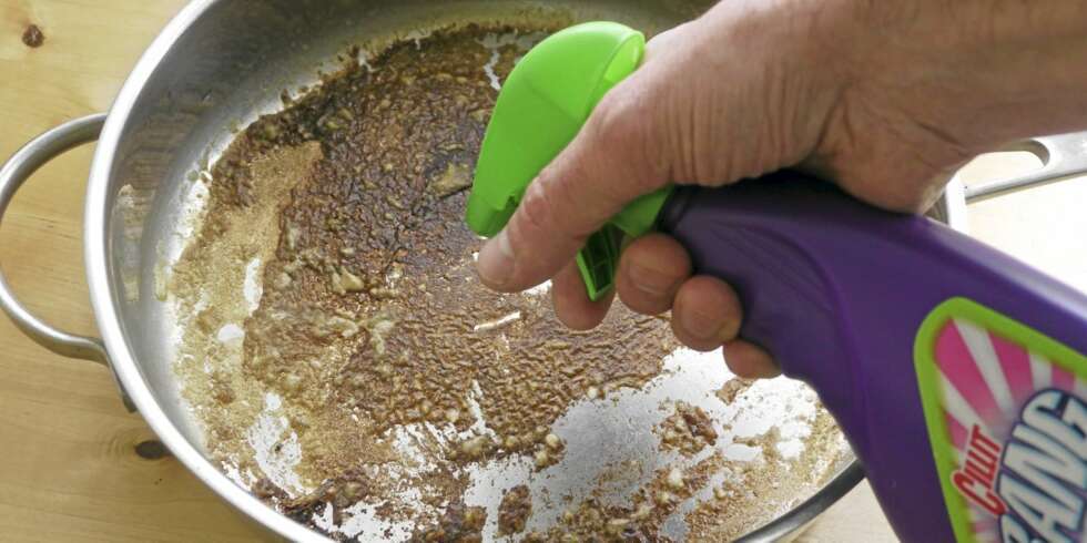 Spray på: Vi sprayet på godt med såpe Spray på: Vi sprayet på godt med såpe
