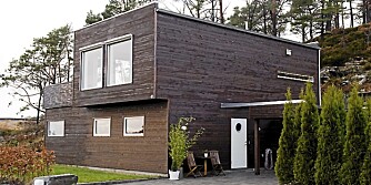 FERDIGHUS: Dette huset tok det seks måneder å sette opp, og da ble det gjort flere endringer innvendig. FERDIGHUS: Dette huset tok det seks måneder å sette opp, og da ble det gjort flere endringer innvendig.