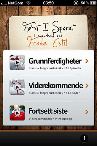 Teknikktrening. Vil du bli bedre i Birken kan Først i Sporet være noe for deg. For Iphone, 35 kroner. Teknikktrening. Vil du bli bedre i Birken kan Først i Sporet være noe for deg. For Iphone, 35 kroner.