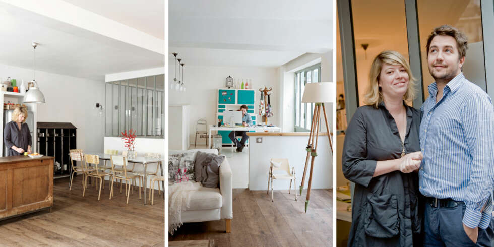 LOFTSTEMNING PÅ BAKKEPLAN: Ved å droppe dører har paret skapt en loftfølelse i leiligheten, til tross for at den ligger på bakkeplan. LOFTSTEMNING PÅ BAKKEPLAN: Ved å droppe dører har paret skapt en loftfølelse i leiligheten, til tross for at den ligger på bakkeplan.