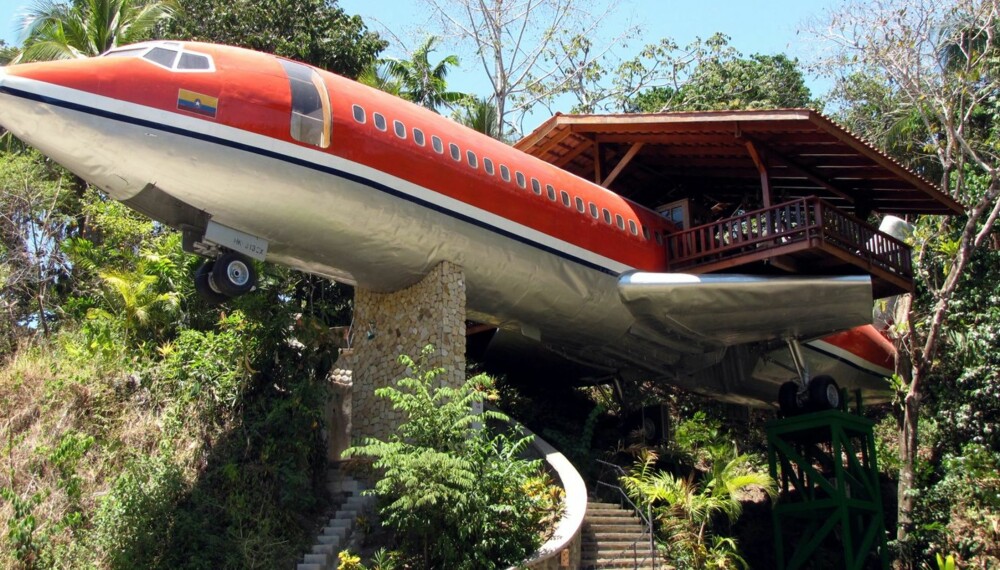Havutsikt fra et 727-fly i Costa Rica Havutsikt fra et 727-fly i Costa Rica