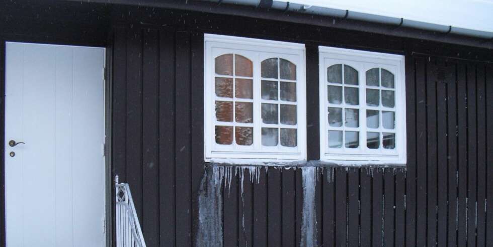 FROSTEN HAR TATT GREP: Frostskade hvor du også kan se resultatet utvendig. FROSTEN HAR TATT GREP: Frostskade hvor du også kan se resultatet utvendig.