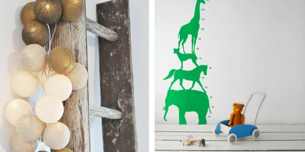 KULE PAKKER: Lys eller wallsticker fra nettbutikken Nord Design. KULE PAKKER: Lys eller wallsticker fra nettbutikken Nord Design.