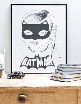 BATGIRL: Kult print til tenåringsrommet hos Bodie and Fou. BATGIRL: Kult print til tenåringsrommet hos Bodie and Fou.