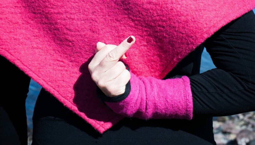 Kathrine Aspaas: - Jeg elsker rosa - og verdiene fargen står for. Kathrine Aspaas: - Jeg elsker rosa - og verdiene fargen står for.