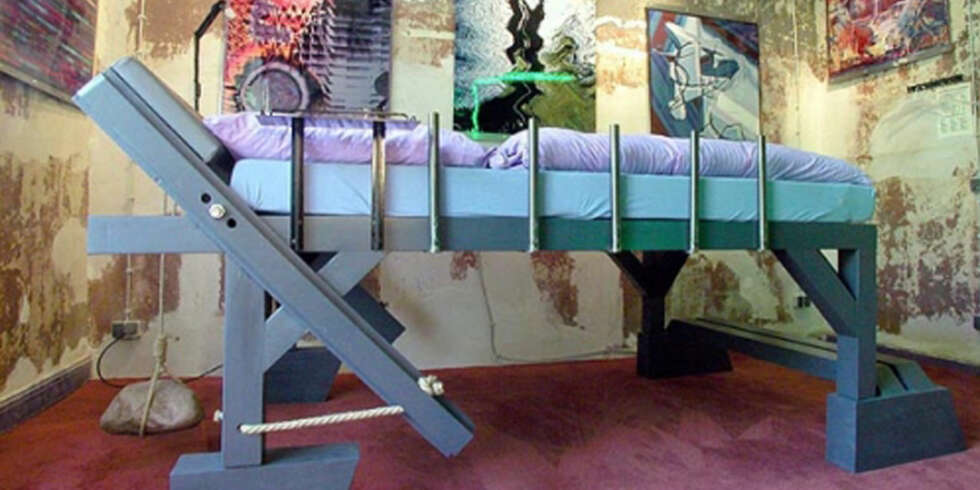 IKKE A4: På dette hotellet i Berlin er ikke sengene som på andre hoteller. IKKE A4: På dette hotellet i Berlin er ikke sengene som på andre hoteller.