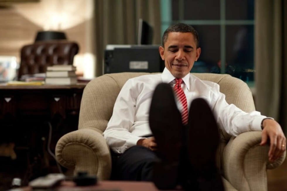 GODSTOLEN: Obama og Michelle oppgraderte interiøret i presidentboligen med møbler og kunst. GODSTOLEN: Obama og Michelle oppgraderte interiøret i presidentboligen med møbler og kunst.