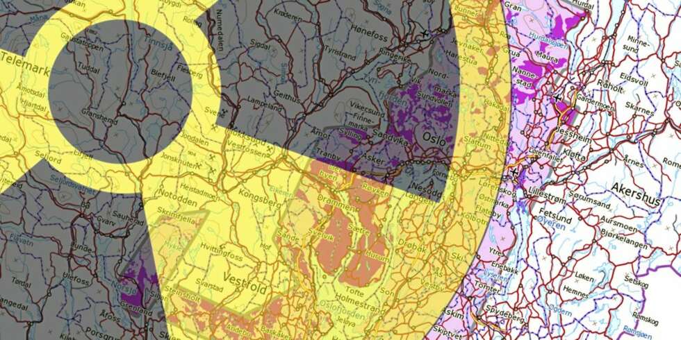 RADONFARE: Radon er svært helseskadelig. Heldgvis er det ofte enkle grep som skal til for å stenge gassen ute av boligen din. Kartet viser radonforekomster i det sentrale østlandsområdet. RADONFARE: Radon er svært helseskadelig. Heldgvis er det ofte enkle grep som skal til for å stenge gassen ute av boligen din. Kartet viser radonforekomster i det sentrale østlandsområdet.