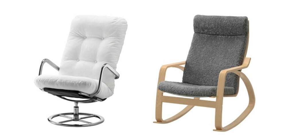 Ikea lanserer gyngestolen Poäng og hvilestolen Smedsta i høst. Ikea lanserer gyngestolen Poäng og hvilestolen Smedsta i høst.