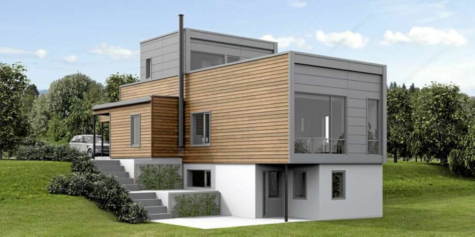 KVADRAT: Dette huset er det Nordbohus som selger. KVADRAT: Dette huset er det Nordbohus som selger.