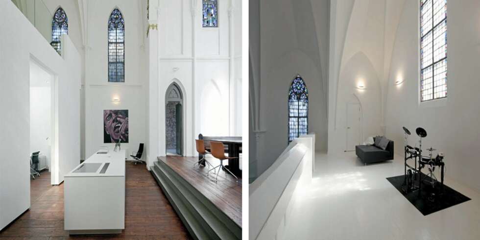 NOE GAMMELT, NOE NYTT: Det er spennende å se hvordan arkitektene har kombinert det moderne interiøret med det gamle bygget. NOE GAMMELT, NOE NYTT: Det er spennende å se hvordan arkitektene har kombinert det moderne interiøret med det gamle bygget.