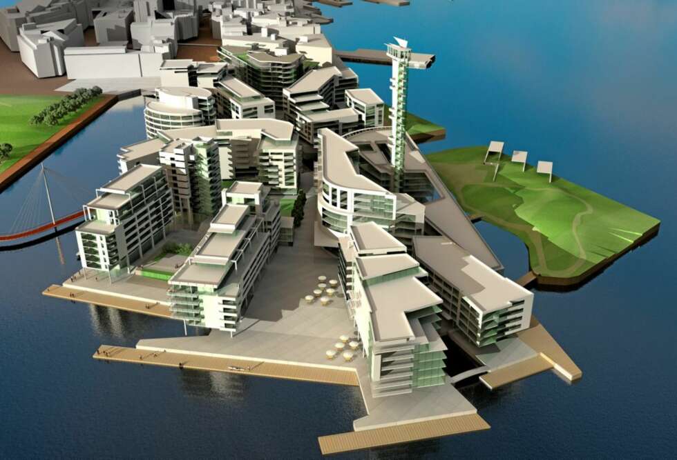 SE DET NÅ: Tjuvholmen i Oslo, slik det vil bli når det er ferdig i 2012. Allerede nå kan du se en av leilighetene. SE DET NÅ: Tjuvholmen i Oslo, slik det vil bli når det er ferdig i 2012. Allerede nå kan du se en av leilighetene.