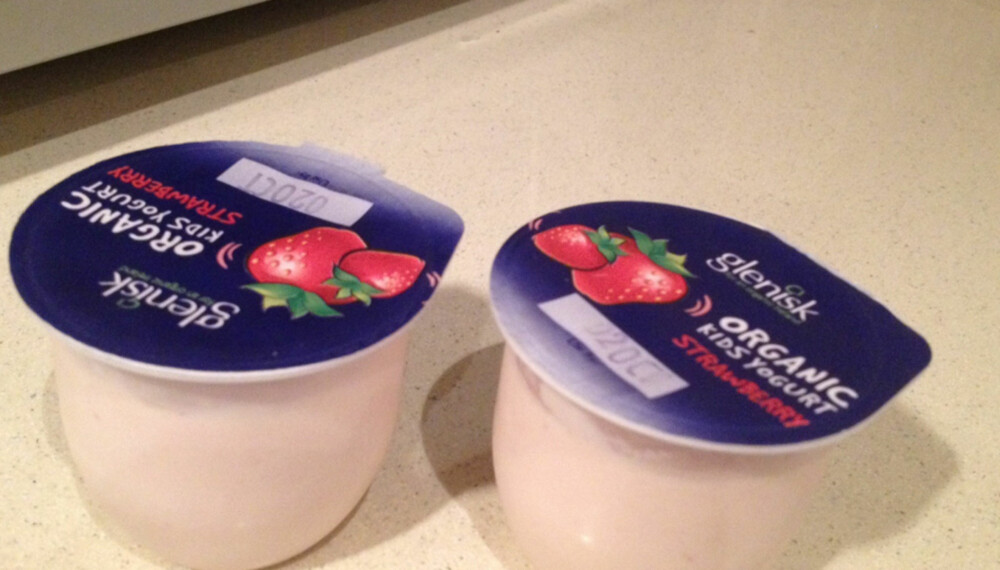 IKKE EGNET: Har du noen gang varmet opp sauser eller lignende i et skylt yoghurt-beger? Det er ikke så lurt. IKKE EGNET: Har du noen gang varmet opp sauser eller lignende i et skylt yoghurt-beger? Det er ikke så lurt.