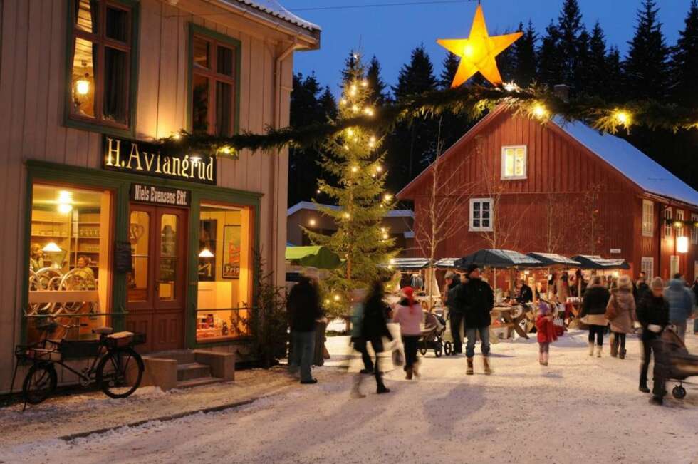Stemningsfullt på Maihaugen før jul. Stemningsfullt på Maihaugen før jul.