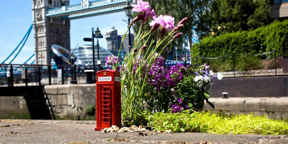MINI-HAGE: Er du i London og er heldig, kan det hende du snubler over en av disse mini-hagene. MINI-HAGE: Er du i London og er heldig, kan det hende du snubler over en av disse mini-hagene.