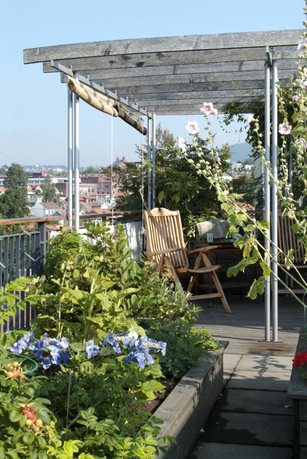 FLOTT BLANDING: Hagen er bygget opp av en miks av planter og busker som er på sitt beste til ulike tider på året. FLOTT BLANDING: Hagen er bygget opp av en miks av planter og busker som er på sitt beste til ulike tider på året.