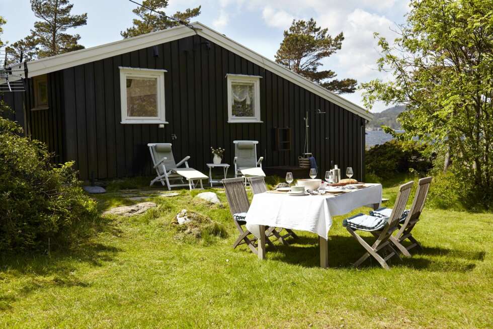 HAGE: Hagen kan nytes når solen skinner. HAGE: Hagen kan nytes når solen skinner.