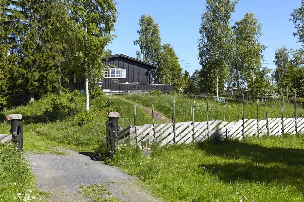 IDYLLISK BELIGGENHET: Den koselige skogshytta på50 kvadratmeter ligger på en liten høyde i landlige omgivelser med et gårdsbruk som nærmeste nabo. Den gamle utvendige røde blondekanten i gavlen ble fjernet og hytta ble malt. Farger eksteriør: Utvendige vegger: Jotun Brunsvart, Drygolin Ultimat, 8501-G90Y-0734. Skodder Vinduer: Jotun 4252 Kjønnrøk dempet, 5709-R97B. By ggeår: 1968
Størrelse: 50 m². Rominndeling: Gang, kjøkken, stue, to soverom og bad. Fasiliteter: Strøm og utedo. (FOTO: Per Erik Jæger) IDYLLISK BELIGGENHET: Den koselige skogshytta på50 kvadratmeter ligger på en liten høyde i landlige omgivelser med et gårdsbruk som nærmeste nabo. Den gamle utvendige røde blondekanten i gavlen ble fjernet og hytta ble malt. Farger eksteriør: Utvendige vegger: Jotun Brunsvart, Drygolin Ultimat, 8501-G90Y-0734. Skodder Vinduer: Jotun 4252 Kjønnrøk dempet, 5709-R97B. By ggeår: 1968
Størrelse: 50 m². Rominndeling: Gang, kjøkken, stue, to soverom og bad. Fasiliteter: Strøm og utedo. (FOTO: Per Erik Jæger)