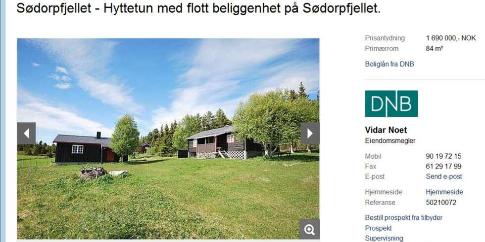 TIL SALGS: Hytte på Vinstra med tre soverom. Primærrom 84 kvm. Byggeår 1946. Prisantydning 1 690 000 kroner. TIL SALGS: Hytte på Vinstra med tre soverom. Primærrom 84 kvm. Byggeår 1946. Prisantydning 1 690 000 kroner.