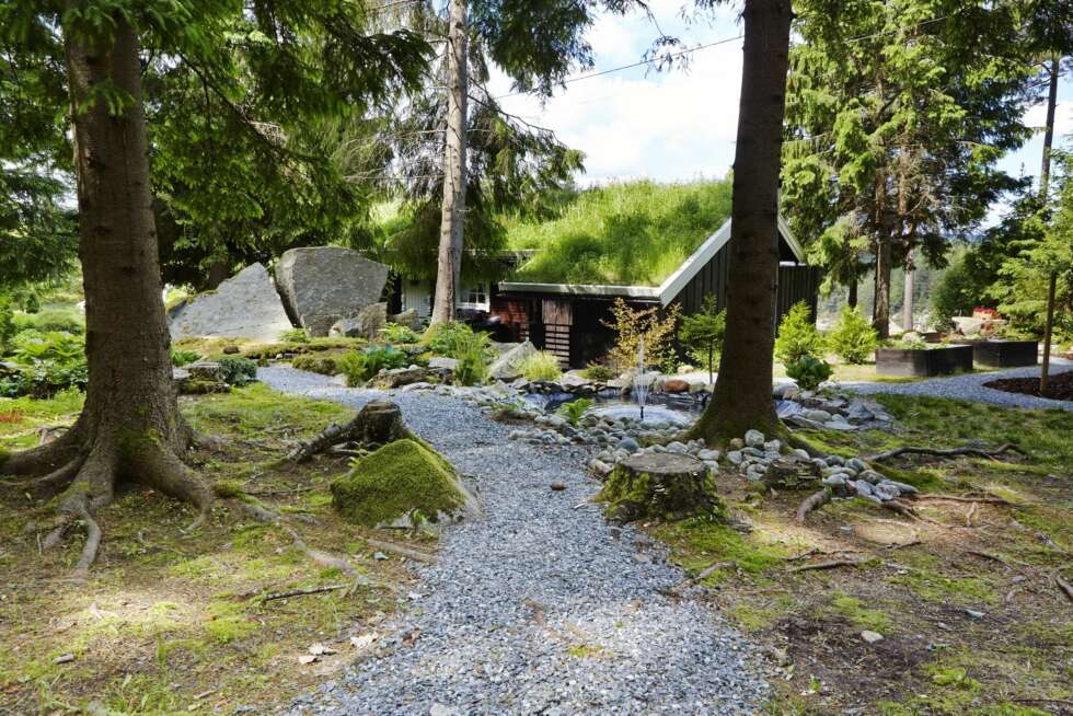 God atmosfære: De små grusstiene er et romantisk element som gir
hagen en flott karakter. God atmosfære: De små grusstiene er et romantisk element som gir
hagen en flott karakter.