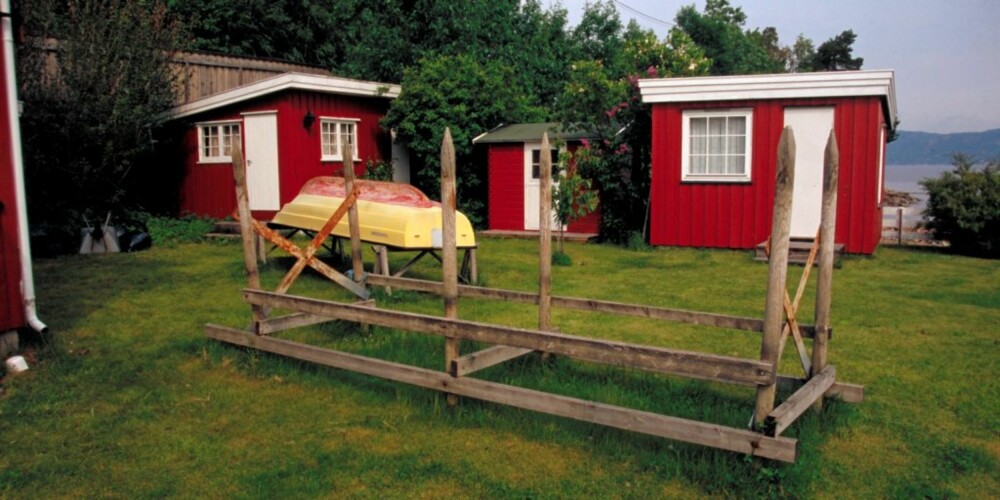 STATIVBRYGGE: En stativbrygge kan lages i alle størrelser. Her er en
større utgave plassert opp ned. STATIVBRYGGE: En stativbrygge kan lages i alle størrelser. Her er en
større utgave plassert opp ned.