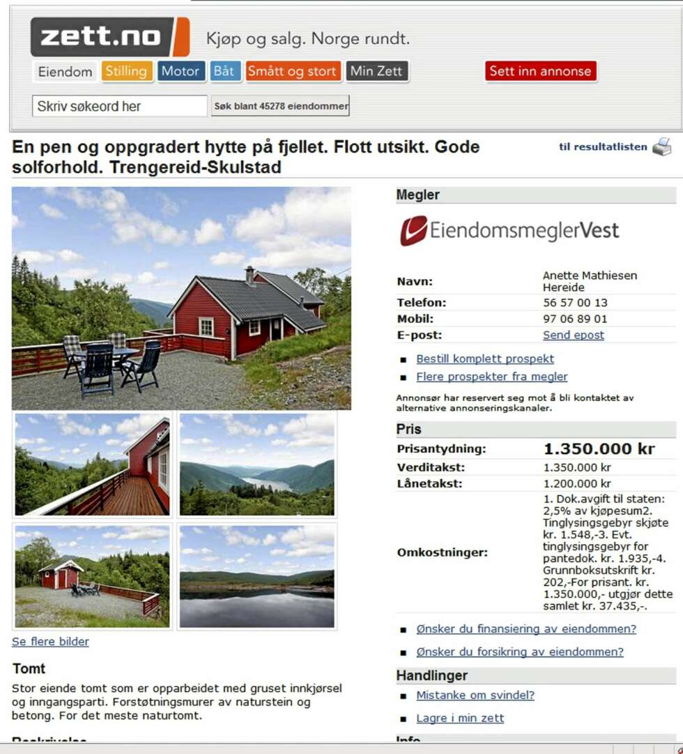 VESTLANDSHYTTE. VESTLANDSHYTTE.