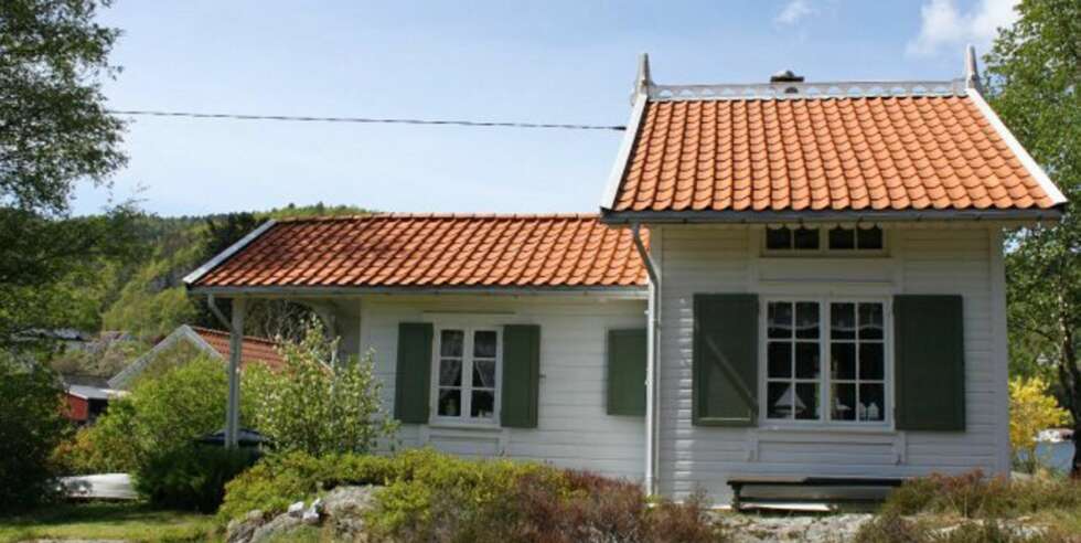 HEDERLIG OMTALE I: Sjøhytta til Lene Thorsen på Fiskeskjær i Flekkefjord fortjener hederlig omtale mener juryen. HEDERLIG OMTALE I: Sjøhytta til Lene Thorsen på Fiskeskjær i Flekkefjord fortjener hederlig omtale mener juryen.