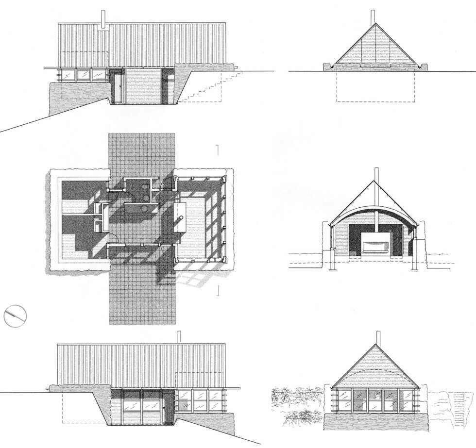 Hytte i Lyngen tegnet av arkitekt Tord Kvien Hytte i Lyngen tegnet av arkitekt Tord Kvien