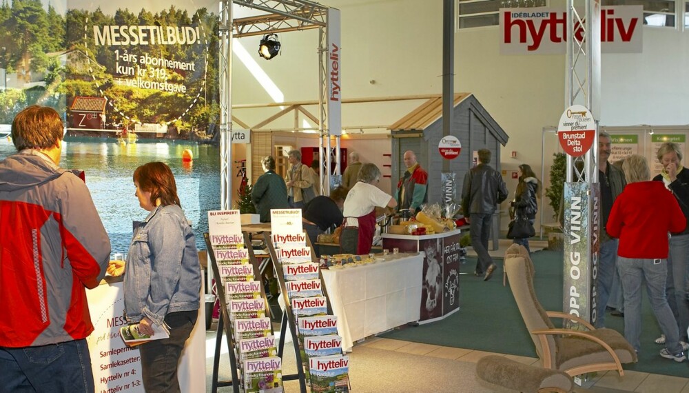KLARE IGJEN: Her fra en tidligere Hyttelivmesse på Hellerudsletta. KLARE IGJEN: Her fra en tidligere Hyttelivmesse på Hellerudsletta.