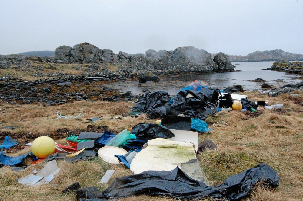 DREVET I LAND: Tidligere var søppel som drev i land ofte biologisk nedbrytbar materiale. I dag er mye av søppelet som driver i land av plastikk. DREVET I LAND: Tidligere var søppel som drev i land ofte biologisk nedbrytbar materiale. I dag er mye av søppelet som driver i land av plastikk.