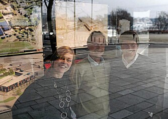DET KREATIVE TEAMET: Designteamet bak Blåtann hytteserien fra Vikinghytter. Fra venstre arkitektene Emelie Tornberg, Tore Schjetlein og Ole Wiig. DET KREATIVE TEAMET: Designteamet bak Blåtann hytteserien fra Vikinghytter. Fra venstre arkitektene Emelie Tornberg, Tore Schjetlein og Ole Wiig.