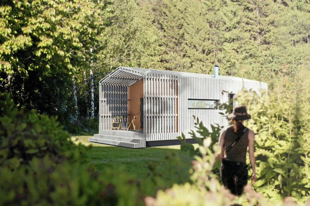 HYPERMODERNE PASSIVHYTTER: FlexPod-hytte-systemet er signert arkitekt Finn Magnus Rasmussen i Fjord Arkitekter. HYPERMODERNE PASSIVHYTTER: FlexPod-hytte-systemet er signert arkitekt Finn Magnus Rasmussen i Fjord Arkitekter.