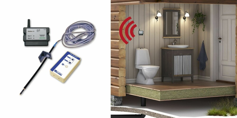 NYE LØSNINGER: Dette systemet består av GSM-enhet med simkort, tankmåler med 15 meter kabel og strømadapter. Lager du en avtale med tømmefirmaet, kan meldingen gå rett til tømmebilen. NYE LØSNINGER: Dette systemet består av GSM-enhet med simkort, tankmåler med 15 meter kabel og strømadapter. Lager du en avtale med tømmefirmaet, kan meldingen gå rett til tømmebilen.