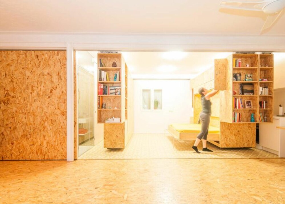 MODULER: Sjekk hva arkitektene gjorde for å gjøre dette lille huset mer praktisk. FOTO: Javier de Paz García MODULER: Sjekk hva arkitektene gjorde for å gjøre dette lille huset mer praktisk. FOTO: Javier de Paz García