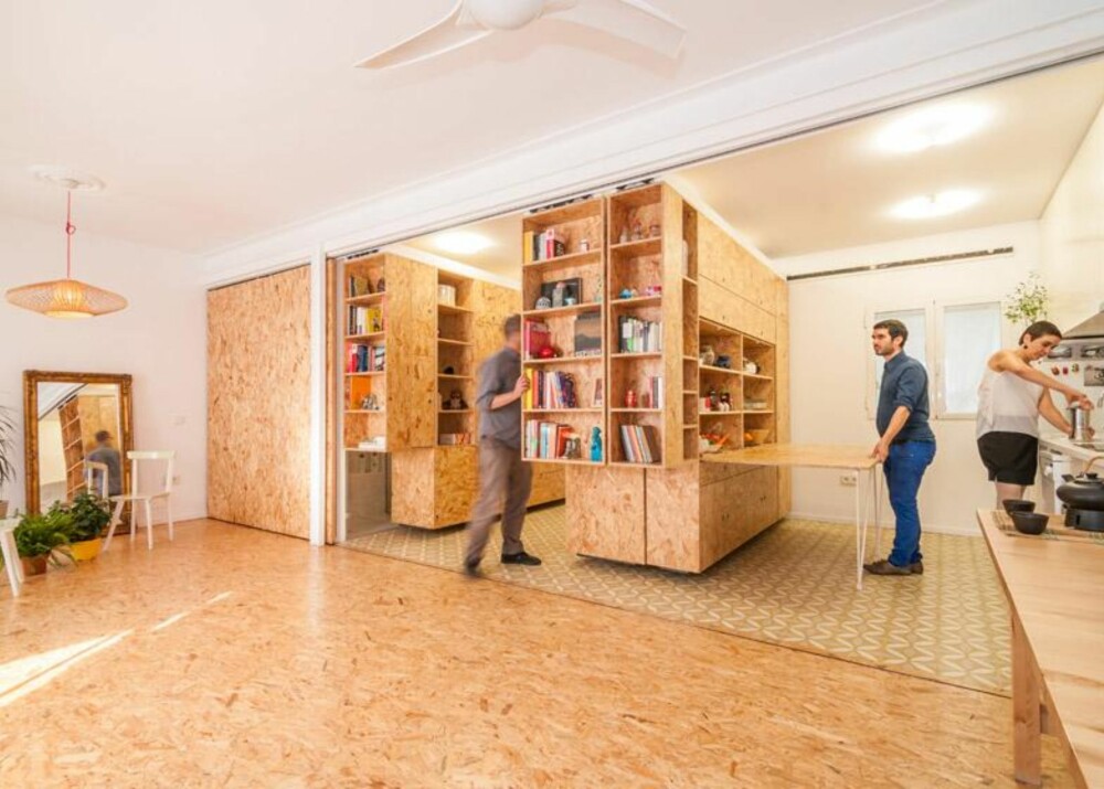 SOSIALT: Eieren av dette huset ønsket å kunne bruke det som både hjemmekontor og også stedet hvor hun kan ha venner og familie over på middag. FOTO: Javier de Paz García SOSIALT: Eieren av dette huset ønsket å kunne bruke det som både hjemmekontor og også stedet hvor hun kan ha venner og familie over på middag. FOTO: Javier de Paz García