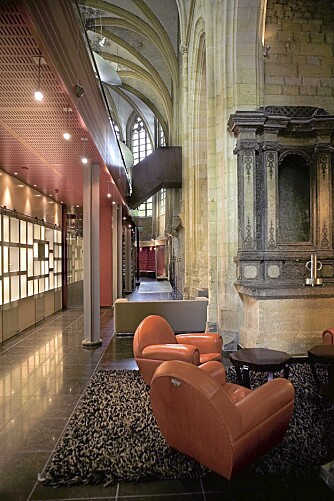 SKJØNN FORENING: Det estetiske uttrykket på hotell Kruisherenhotel er en vellykket forening av moderne design med middelaldersk arkitektur. SKJØNN FORENING: Det estetiske uttrykket på hotell Kruisherenhotel er en vellykket forening av moderne design med middelaldersk arkitektur.