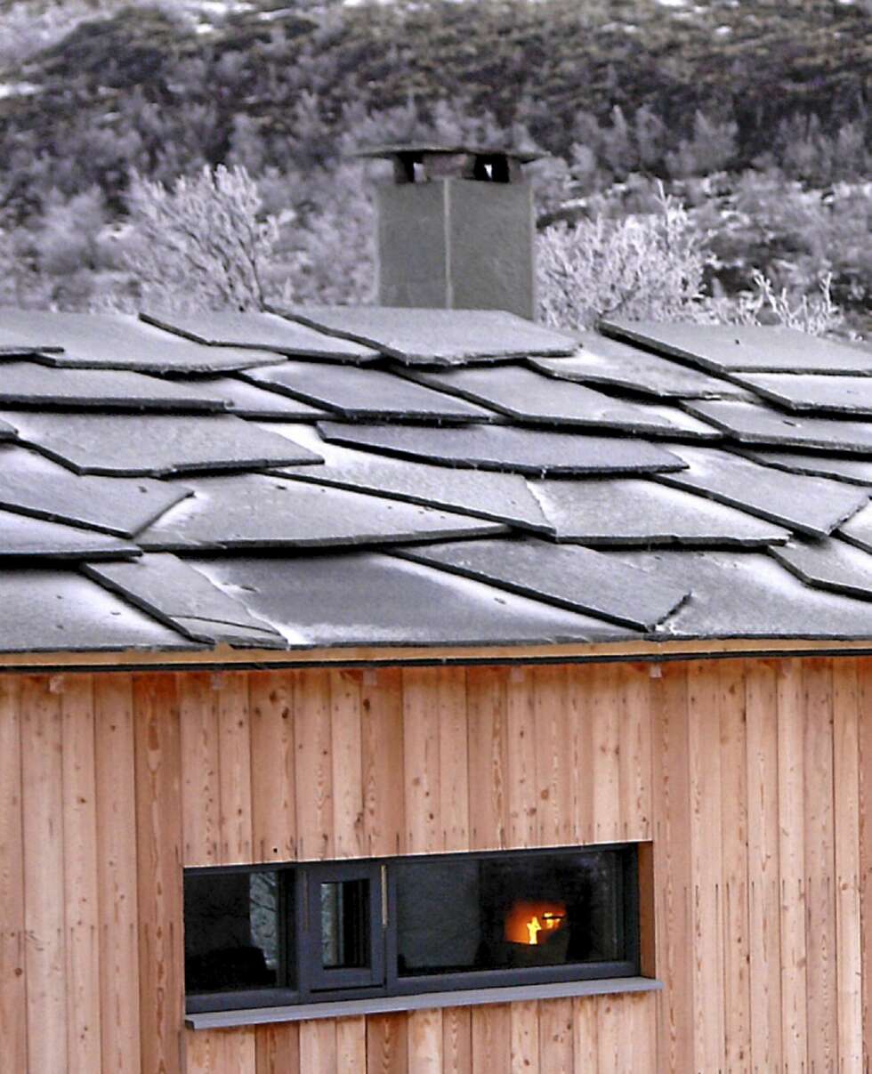 NATURLIG: Bruddskifer er taktekkingsmateriale som går i ett med naturens farger. NATURLIG: Bruddskifer er taktekkingsmateriale som går i ett med naturens farger.
