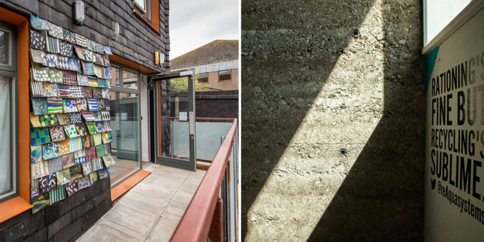 "INGENTING ER SØPPEL": Bare ting som befinner seg på feil sted, mener arkitektene bak dette unike huset. "INGENTING ER SØPPEL": Bare ting som befinner seg på feil sted, mener arkitektene bak dette unike huset.