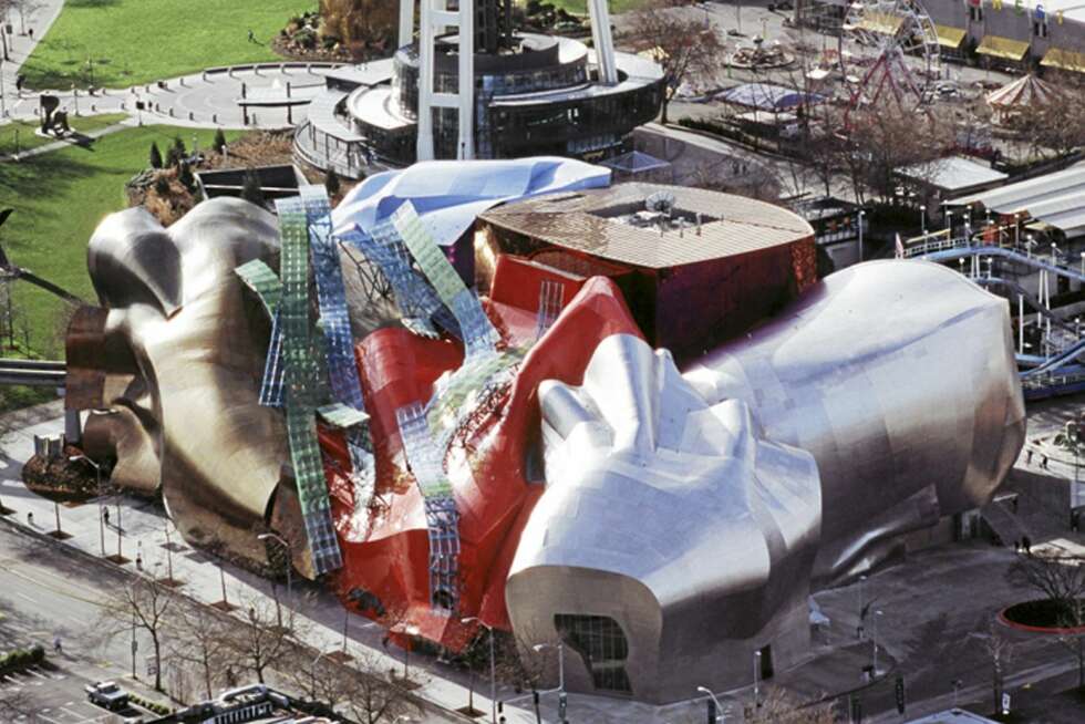 POPULÆRT: Godt besøkt, men utskjelt for utseendet: Experience Music Project Museum i Seattle i USA. POPULÆRT: Godt besøkt, men utskjelt for utseendet: Experience Music Project Museum i Seattle i USA.