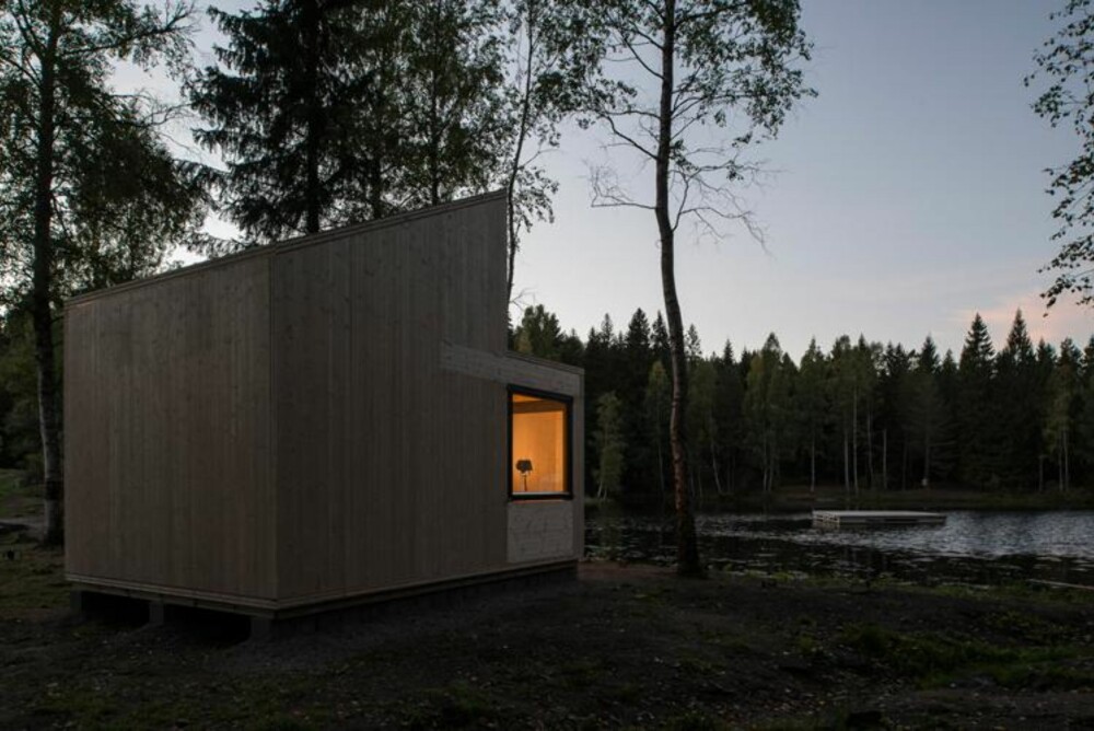 ANNEKS: Woody15 har ikke kjøkken eller bad, og egner seg kanskje best som anneks. FOTO: Jonas Adolfsen ANNEKS: Woody15 har ikke kjøkken eller bad, og egner seg kanskje best som anneks. FOTO: Jonas Adolfsen
