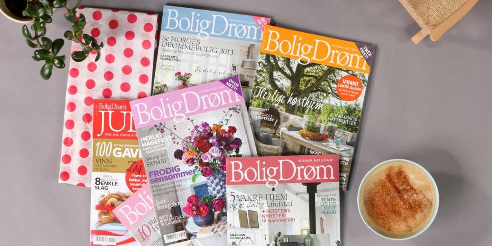 TID FOR KOS: BoligDrøm er et blad for alle som liker interiør, mat & hage. TID FOR KOS: BoligDrøm er et blad for alle som liker interiør, mat & hage.