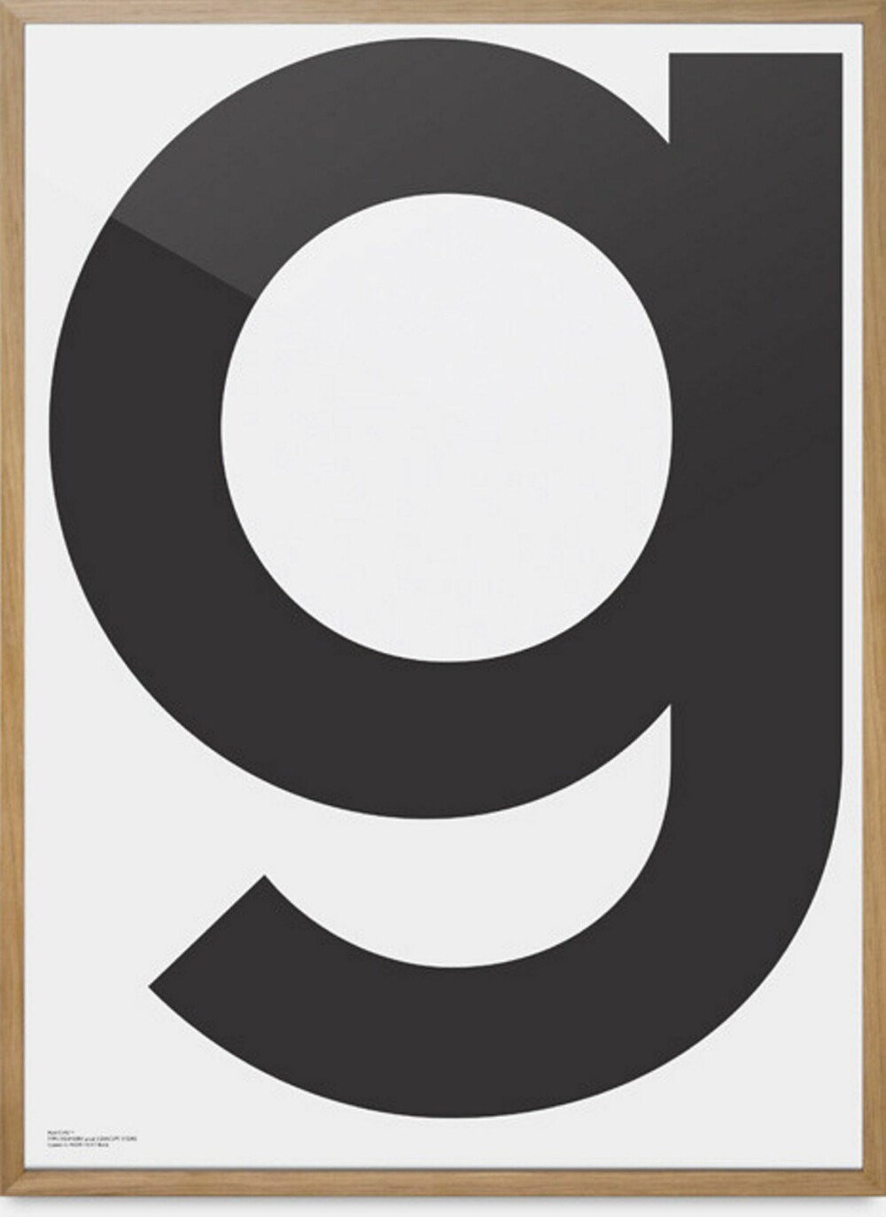 BLOGGERNES FAVORITT: Den enkle plakaten ""G"" fra Playtype, henger i mange bloggerhjem for øyeblikket. BLOGGERNES FAVORITT: Den enkle plakaten ""G"" fra Playtype, henger i mange bloggerhjem for øyeblikket.