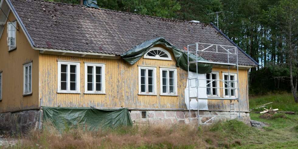 PUSSE OPP HUS: Det vakre huset i Lunden ble bygget i 1909. PUSSE OPP HUS: Det vakre huset i Lunden ble bygget i 1909.